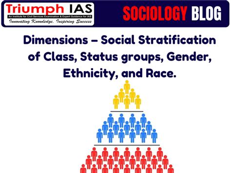 Dimensions Social Stratification Of Class Status Groups Gender