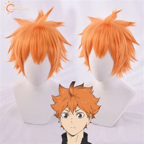 Anime Wig Haikyuu Shoyo Hinata Hinata Shouyou Hair Cosplay Costume