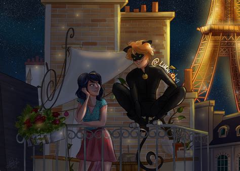 Marinette And Chat Noir Miraculous Ladybug Fan Art 39328158 Fanpop