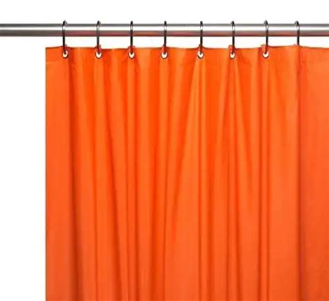 🔶 Orange Solid Colored Shower Curtains Shower Curtain Mosaic