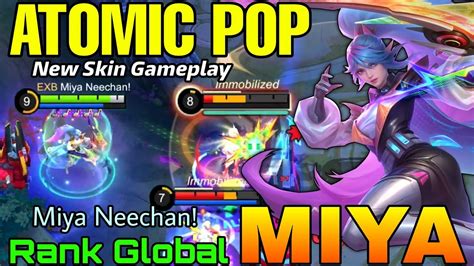 Atomic Pop Miya New Allstar Skin Gameplay Top Global Miya By Miya