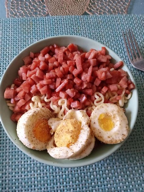 Ramen With Spam And Egg Rcannedspam