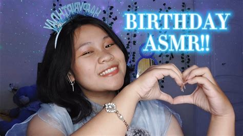 Birthday Asmr My Favourite Triggers For My Y O Birthday Asmr