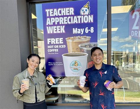 Jack in the Box showing appreciation for teachers with a free cup of