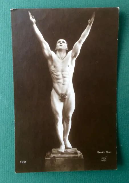 CARTE PHOTO NAKED Man Homme Nu Gay Interest Henri Phot EUR 36 00