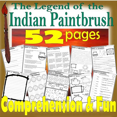 Legend Of The Indian Paintbrush Worksheets Library