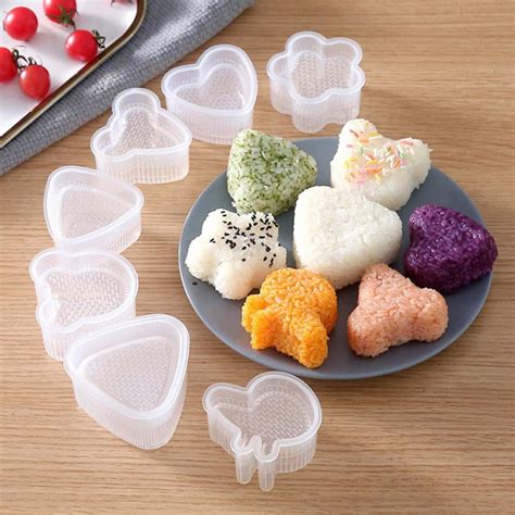 Diy Sushi Mold Onigiri Rice Ball Food Press Triangular Sushi Maker Mold