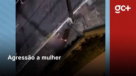 Homem Espanca Mulher No Meio Da Rua E Morador Denuncia Na Internet