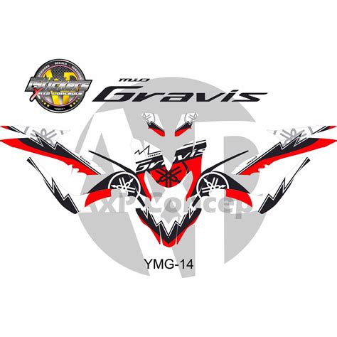 Yamaha Mio Gravis Decal Kit YMG 14 Shopee Philippines