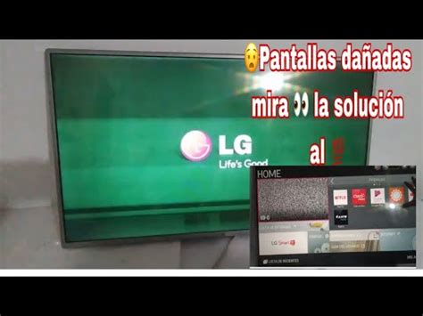 Tv con Pantoja dañadas ralla y se le bas el video diagnóstico y