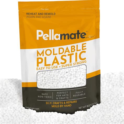 Pellamate Moldable Plastic Beads 8oz Reusable