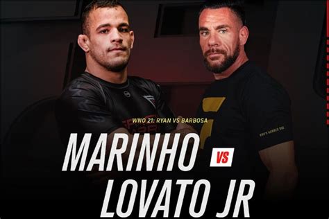 Pedro Marinho Vs Rafael Lovato Jr Wno Title Match Rebooked For