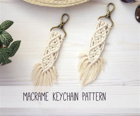 A Diy Macrame Keychain Tutorial Easy And Beginner Friendly Fish Bull