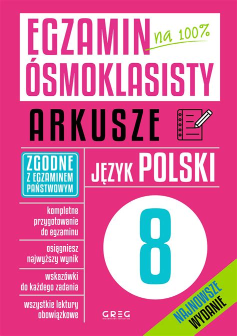 J Zyk Polski Egzamin Smoklasisty Arkusze Opracowanie Zbiorowe