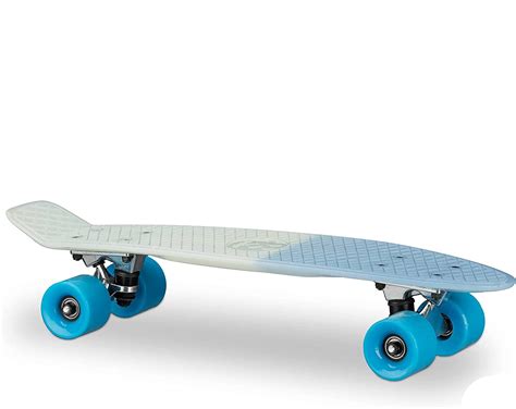 Relaxdays Skateboard pour enfants Mini Cruiser planche à roulettes 22