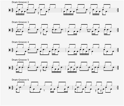 6 Skip Beat Drum Grooves With 8th Note Hi Hats Learn Drums For Free