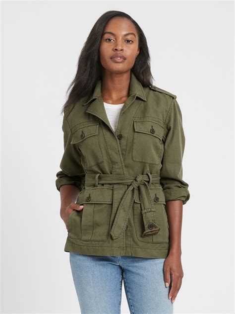 Heritage Cotton Linen Safari Jacket Safari Jacket Cotton Linen Safari