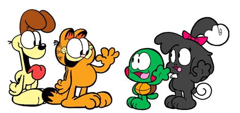 I Drew My Comic Characters With Garfield And Odie Rgarfield