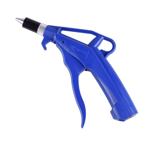 Plastic Blue Pneumatic Air Blow Gun Nozzle Size 0 3 Mm 5 To 6 Cfm At