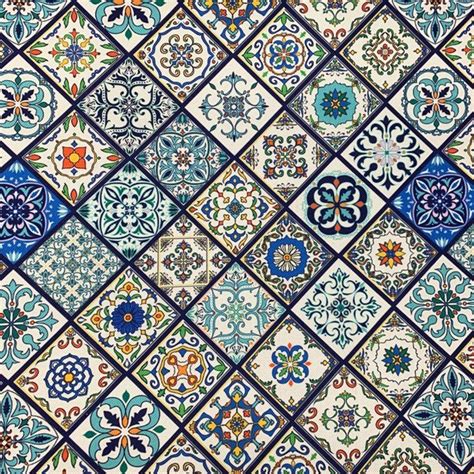 Turkish Tile Pattern Upholstery Fabric Turkish Tile Fabric Ceramic