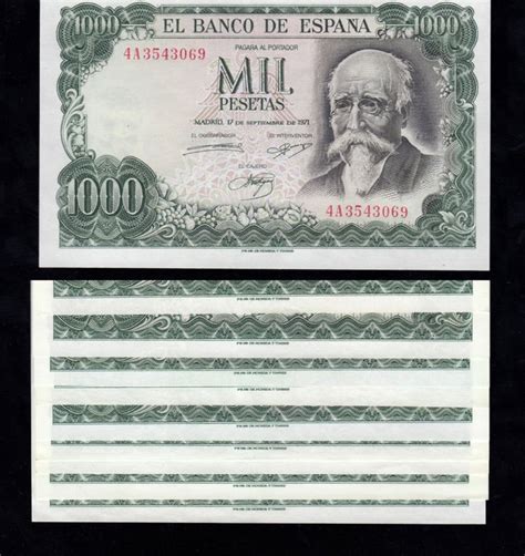 Spanje 13 X 1000 Pesetas 1971 Consecutives Pick 154 Catawiki