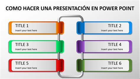 Como Hacer Una Presentacion En Power Point 6 Infografia En Power