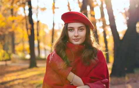 Wallpaper Autumn Look Girl Face Portrait Makeup Tanya Markova