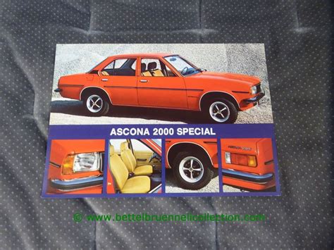 Opel Ascona B 2000 Special Prospekt 1978 D F I GM Biel Kaufen Auf Ricardo