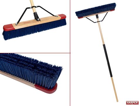 Harper 20201042 24 In Premium Outdoor Wet Dry Rough Surface Push Broom