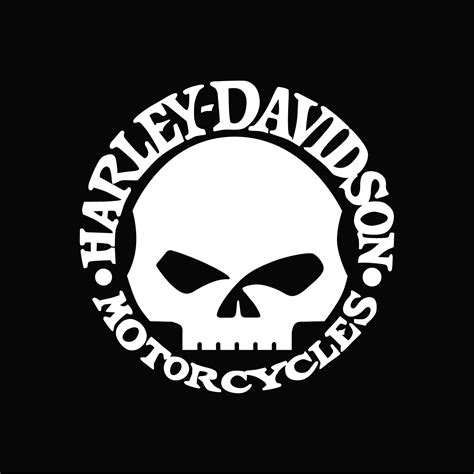 Harley Davidson Skull Logo Svg