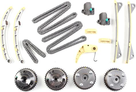 Amazon AUCERAMIC Engine Timing Chain Kit With Tensioner Gear Fit