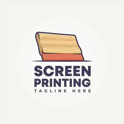 Premium Vector | A logo for screen printing.