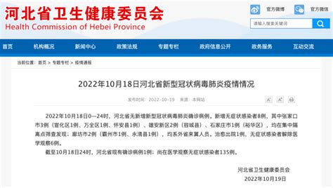 10月18日，廊坊新增2例无症状感染者！ 河北省 病例 占座吧