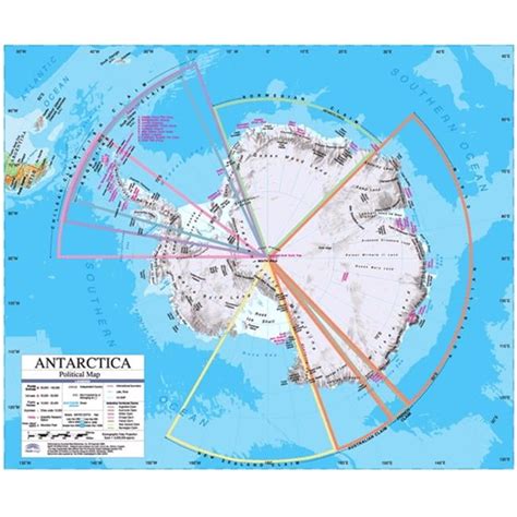 Universal Map 762545704 Antarctica Advanced Political Classroom Wall