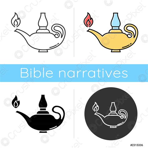 Biblical Oil Lamp Clipart