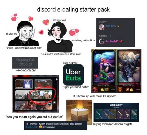 Discord E Dating Starter Pack R Starterpacks