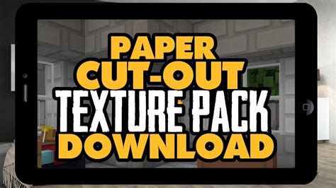 Paper Cut Out Texture Pack Bedrock Mcpe Minecraft Pe