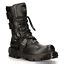 Newrock M S Black Boots Metallic Reactor Punk Goth Rock Biker