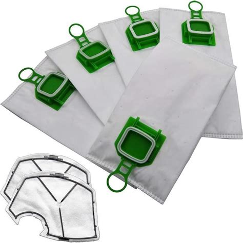 Lot De Sacs D Aspirateur Filtres De Protection Pour Vorwerk