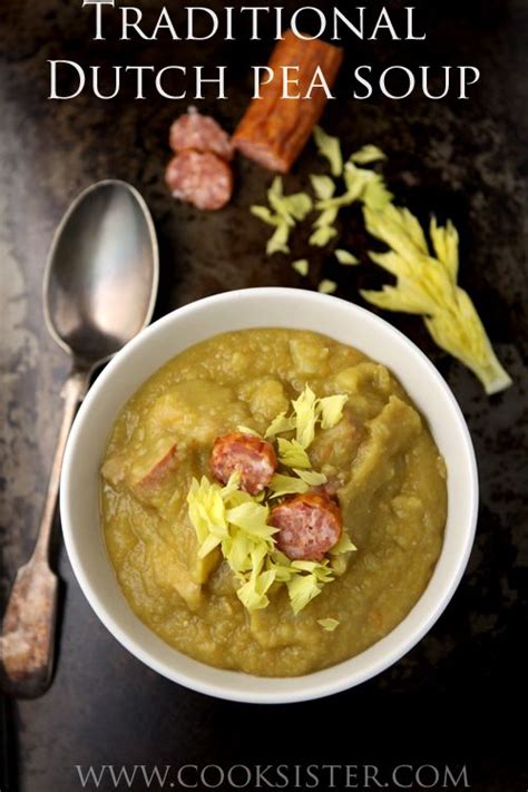 Dutch Split Pea Soup Erwtensoep Or Snert Cooksister Food Travel