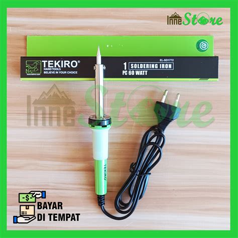 Solder Listrik Tekiro 60 Watt Soldering Iron Lazada Indonesia