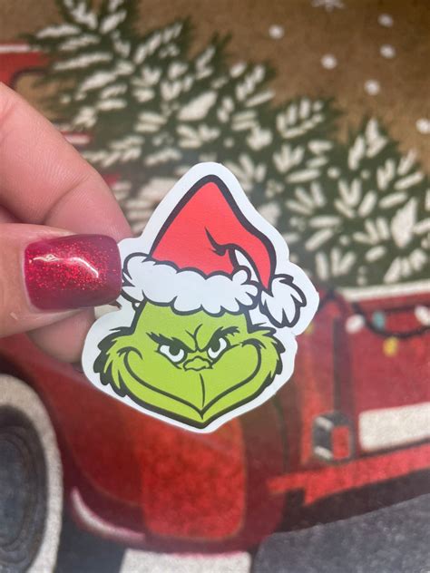 Grinch Decal Grinch Sticker Grinch Decal Cindy Lou Who Decal Christmas Decal Decal Sticker