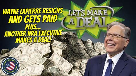 Wayne Lapierre Gets Million For Resigning Plus One Nra Former