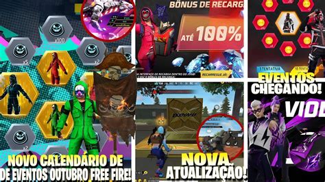 Novo Calend Rio De Eventos Outubro Free Fire Nova Atualiza O Top