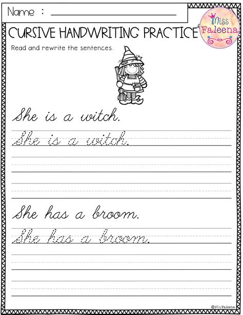 Handwriting For 2nd Graders