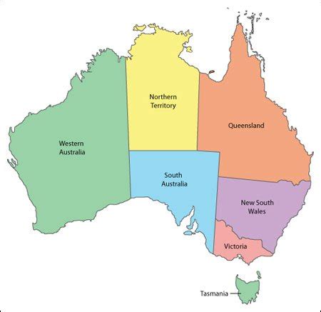 Editable Australia PowerPoint Map