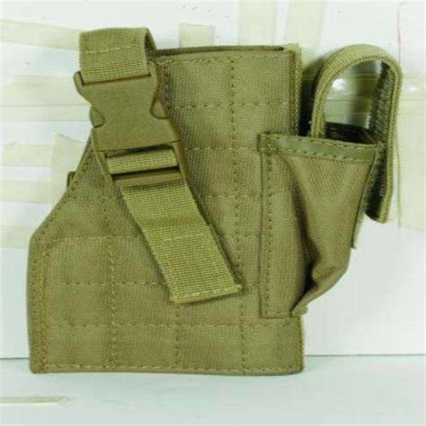 Voodoo Tactical Coyote Right Handed Tactical Molle Holster W Attached