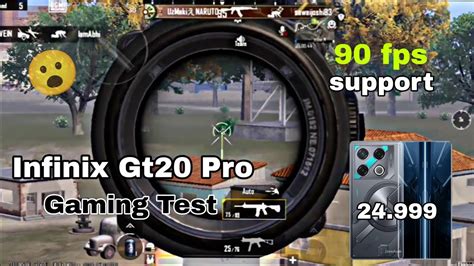 Infinix Gt Pro Pubg Bgmi Gaming Test Fps And