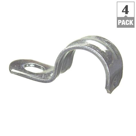 1 2 In Rigid 1 Hole Strap 4 Pack 96111 The Home Depot