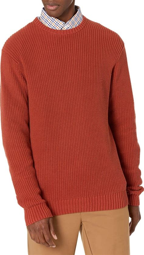 Goodthreads Men S Soft Cotton Rib Stitch Crewneck Sweater ShopStyle